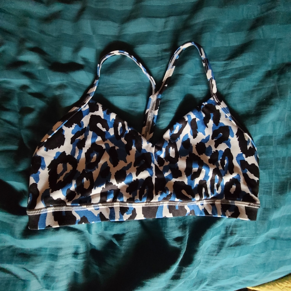 fleo reinette size M blue leopard